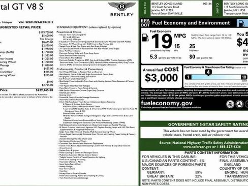 Used 2015 Bentley Continental GT V8 S AWD/4WD image 2