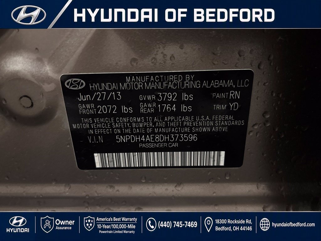 Used 2013 Hyundai Elantra GLS w/ Preferred Pkg FWD image 14