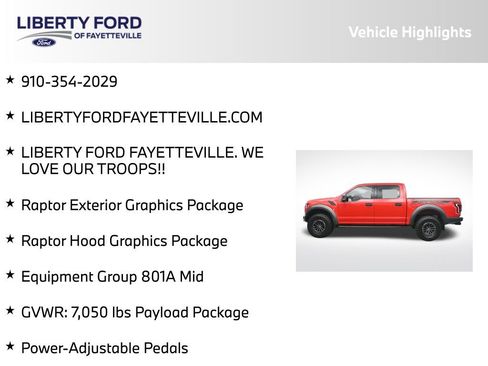 Used 2020 Ford F150 Raptor w/ Equipment Group 801A Mid image 5