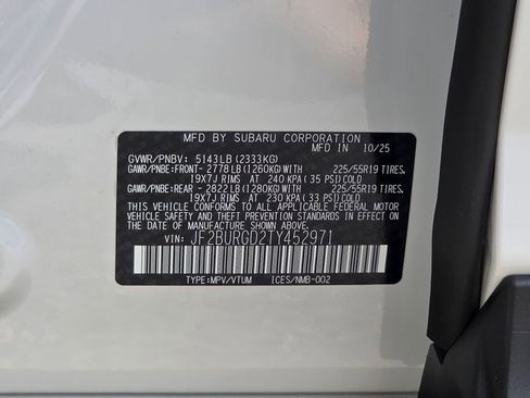 Used 2026 Subaru Outback Limited XT image 33