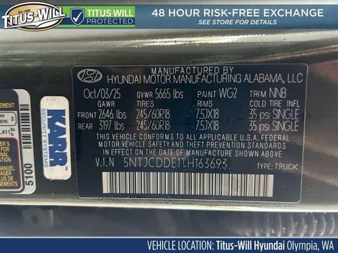 New 2026 Hyundai Santa Cruz SEL AWD/4WD image 33