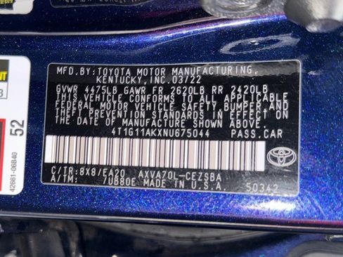 Used 2022 Toyota Camry SE FWD image 36