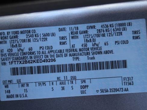 Used 2019 Ford F250 XL w/ STX Appearance Package AWD/4WD image 35