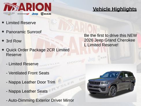 New 2026 Jeep Grand Cherokee L Limited AWD/4WD image 5