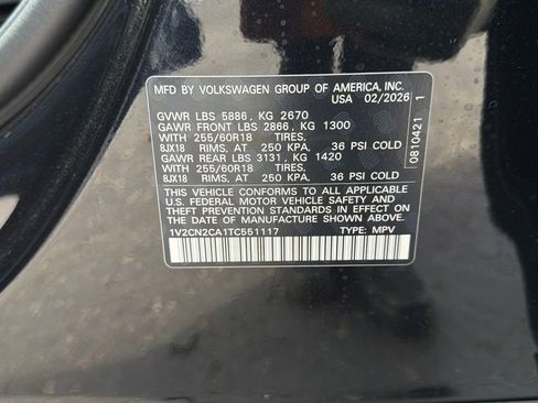 New 2026 Volkswagen Atlas Peak Edition AWD/4WD image 29