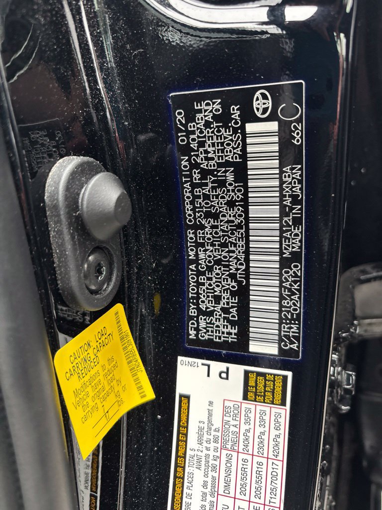 Used 2020 Toyota Corolla SE w/ SE Preferred Package FWD image 12