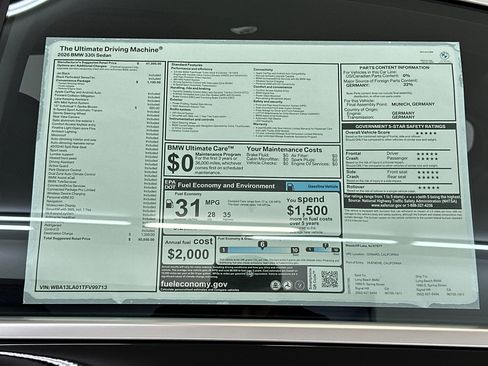 New 2026 BMW 330i Sedan w/ Convenience Package image 29