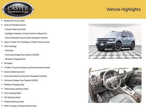 Used 2023 Ford Bronco Sport Outer Banks w/ Tech Package image 3