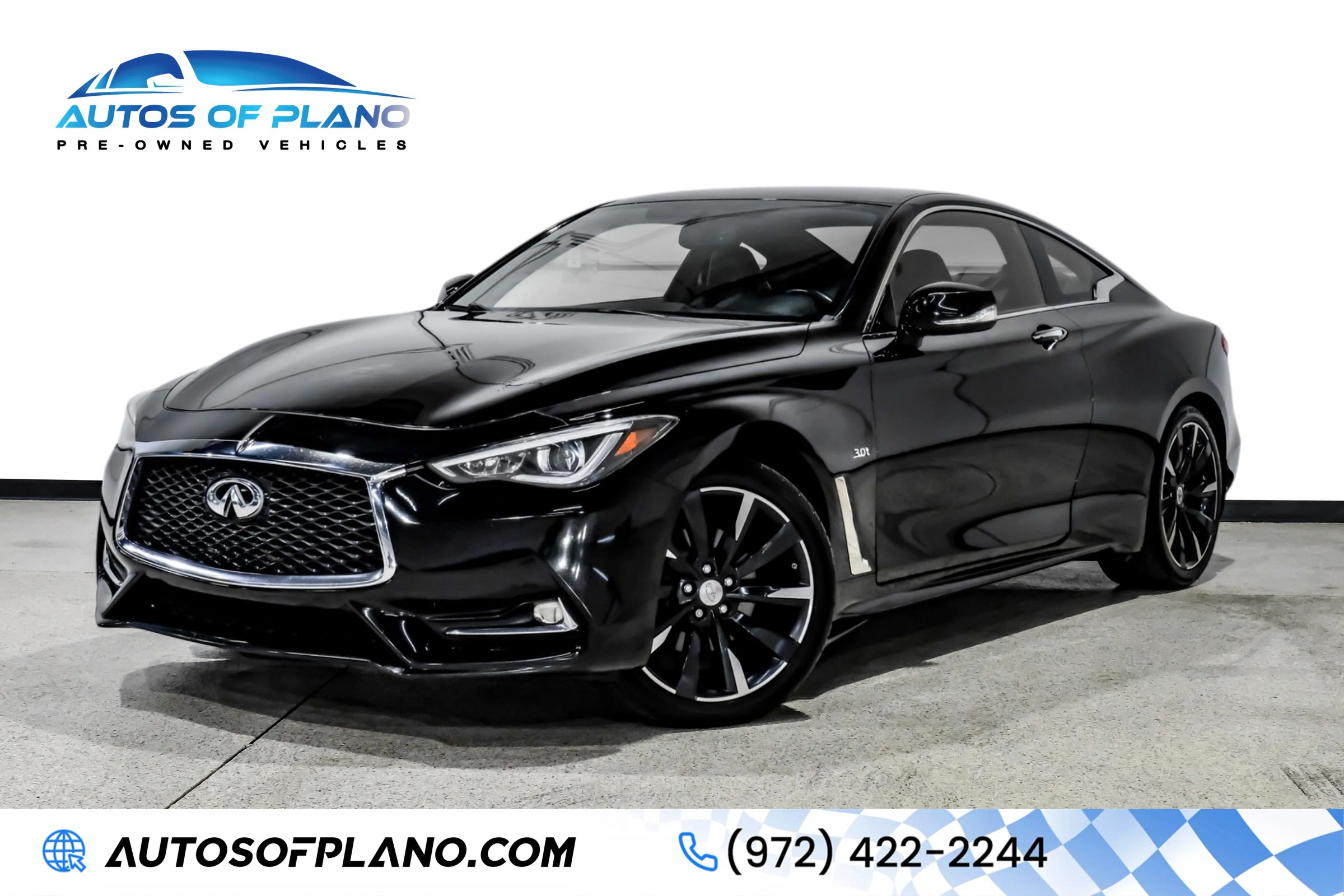 Used 2017 INFINITI Q60 3.0t w/ Premium Plus Package 3.0T AWD/4WD image 1