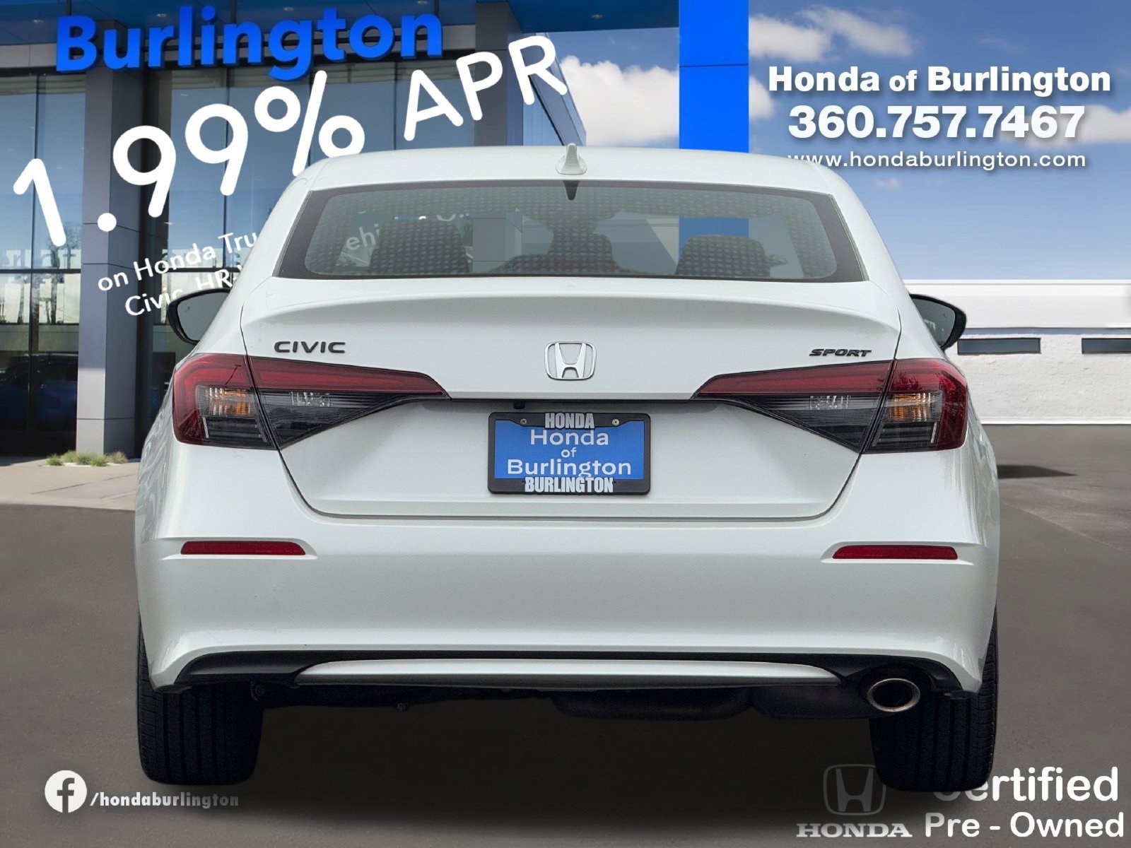 Certified 2026 Honda Civic Sport image 6