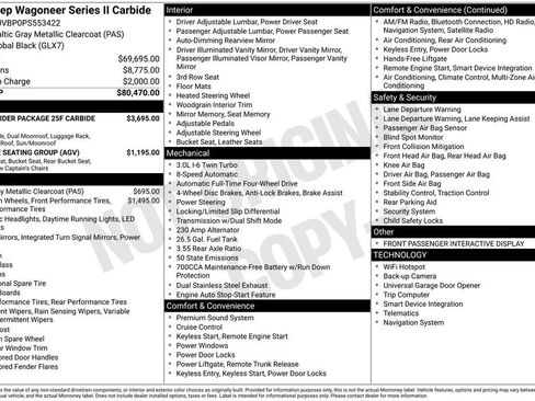 Used 2023 Jeep Wagoneer Series II image 47