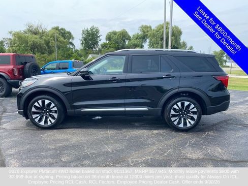 New 2026 Ford Explorer Platinum w/ LUX Leather Package AWD/4WD image 3