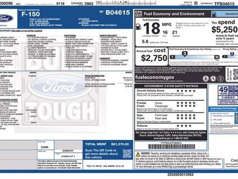 New 2026 Ford F150 Tremor AWD/4WD image 27