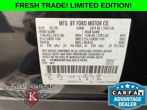 Used 2020 Ford Explorer Limited AWD/4WD image 27