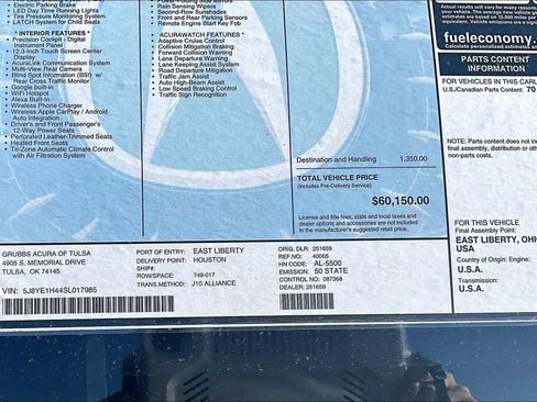 New 2025 Acura MDX w/ Technology Package image 26