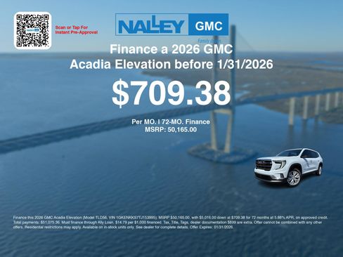 New 2026 GMC Acadia Elevation w/ Elevation Premium Package image 7