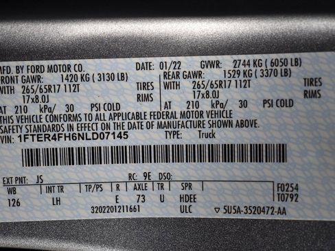 Used 2022 Ford Ranger XL w/ FX4 Off-Road Package image 15