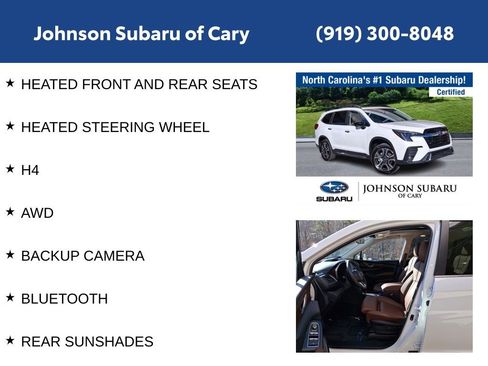 Certified 2025 Subaru Ascent Touring w/ Popular Package #2 image 18