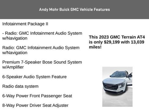 Used 2023 GMC Terrain AT4 w/ Infotainment Package II image 9