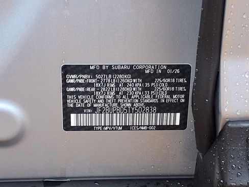 New 2026 Subaru Outback Premium AWD/4WD image 10