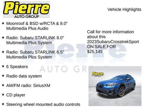 Used 2023 Subaru Crosstrek 2.5i Sport AWD/4WD image 7