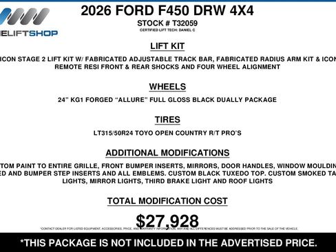 Used 2026 Ford F450 Platinum w/ Platinum Plus Package image 2