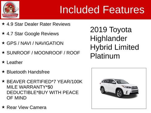 Used 2019 Toyota Highlander Limited Platinum AWD/4WD image 4