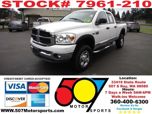 Used 2007 Dodge Ram 2500 Truck SLT w/ Trailer Tow Group image 1