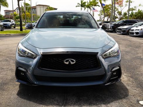 Used 2023 INFINITI Q50 Red Sport 400 w/ Carbon Fiber Package image 2