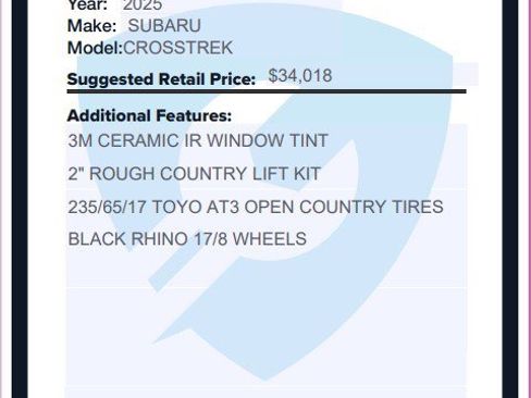 New 2025 Subaru Crosstrek 2.5i Limited w/ Crosstrek Mirror Package image 2