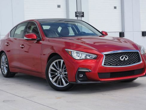 Used 2023 INFINITI Q50 Luxe w/ Cargo Package image 2