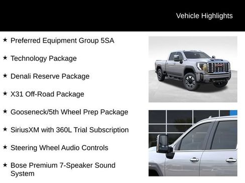 New 2026 GMC Sierra 2500 Denali w/ Denali Reserve Package AWD/4WD image 9