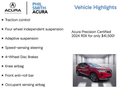 Certified 2024 Acura RDX SH-AWD w/ Advance Package image 13