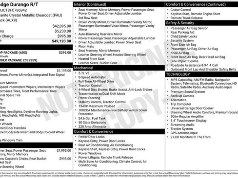 Used 2015 Dodge Durango R/T w/ Blacktop Package AWD/4WD image 14