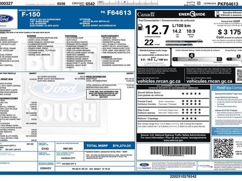 Used 2023 Ford F150 XLT w/ Equipment Group 302A High AWD/4WD image 3