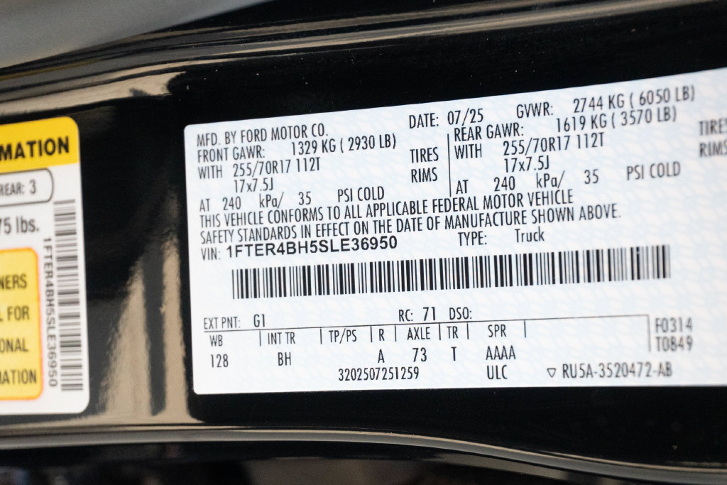 Used 2025 Ford Ranger XL w/ Trailer Tow Package RWD image 33
