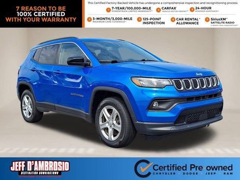 Certified 2023 Jeep Compass Latitude w/ Sun and Sound Group AWD/4WD image 1