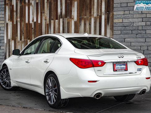 Used 2016 INFINITI Q50 Red Sport 400 image 4