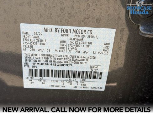 Used 2025 Ford Explorer Platinum w/ LUX Leather Package image 14