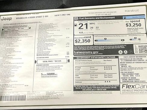 New 2026 Jeep Wrangler Sport S image 14