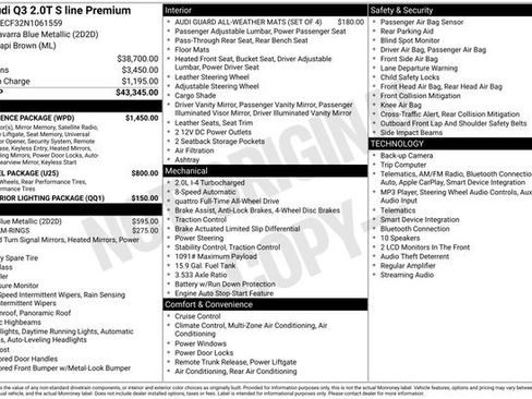 Used 2022 Audi Q3 2.0T Premium w/ Convenience Package AWD/4WD image 27