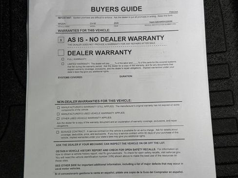 Used 2025 MAZDA CX-50 AWD 2.5 S w/ Accent Package image 47