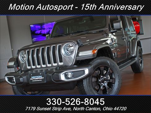 Used 2021 Jeep Wrangler Unlimited Sahara w/ Uconnect 4C Nav & Sound Group AWD/4WD image 55