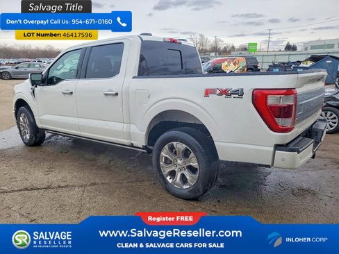 Used 2022 Ford F150 Platinum w/ Equipment Group 701A High AWD/4WD image 3