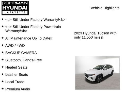 Used 2023 Hyundai Tucson SEL w/ Convenience Package image 8