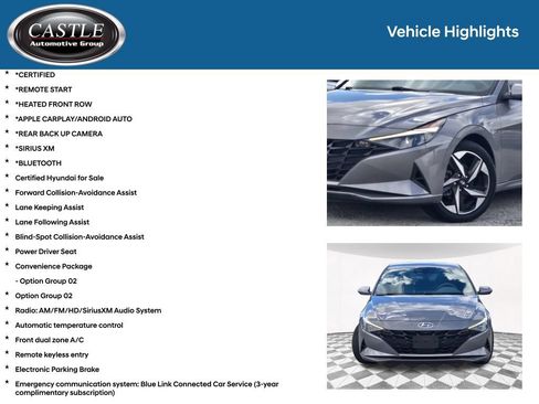 Used 2023 Hyundai Elantra SEL w/ Convenience Package FWD image 3