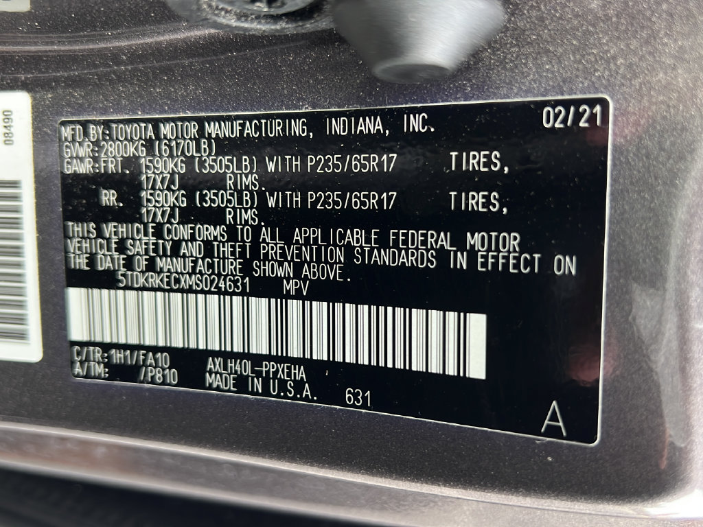 Certified 2021 Toyota Sienna LE FWD image 28