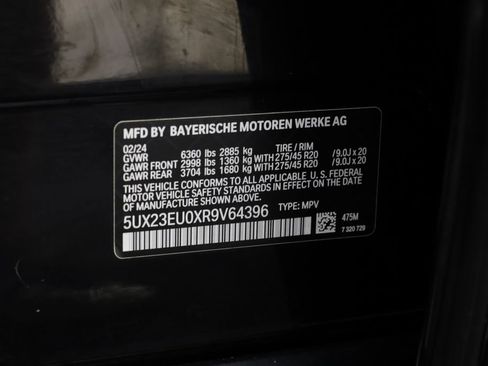 Certified 2024 BMW X5 xDrive40i w/ M Sport Package AWD/4WD image 25