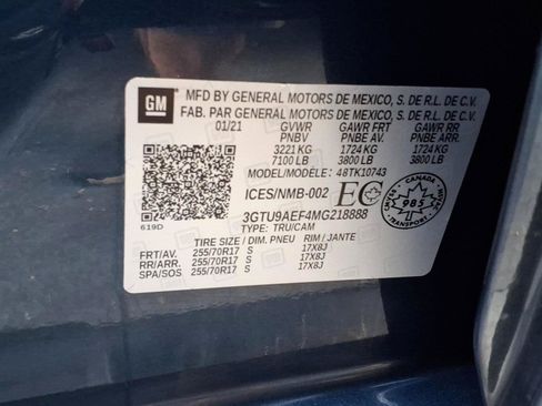 Used 2021 GMC Sierra 1500 4x4 Crew Cab w/ Sierra Value Package image 31