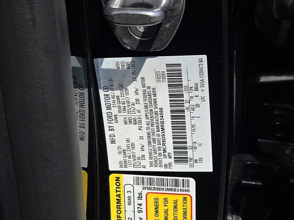 Used 2021 Ford Bronco Sport Badlands AWD/4WD image 28